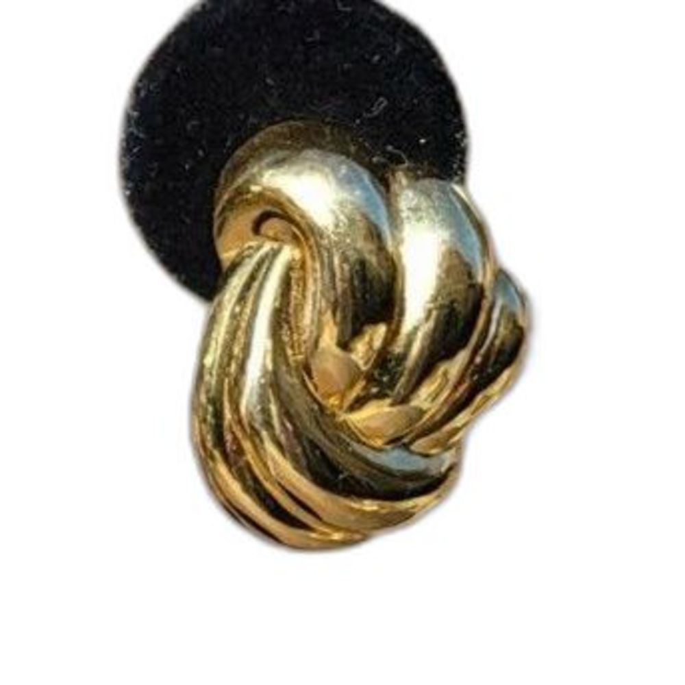 Abstract Designed Post Earrings - Picture 4 of 4